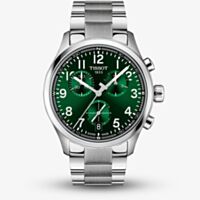 Tissot Mens Chrono L 42mm Green Bracelet Watch T116.417.11.092.00