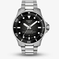 Tissot Mens Seastar 2000 44mm Black Dial Bracelet Watch T120.907.11.051.00