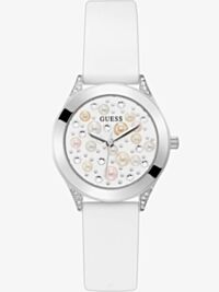 Guess Ladies pearl Stainless Steel Watch GW0381L1