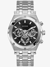 Guess Mens Continental Black Dial Chronograph Watch GW0260G1