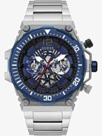 Guess Mens Exposure Blue Dial Chronograph Watch GW0324G1