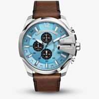 Diesel Mega Chief Brown & Blue Chronograph Watch DZ4657