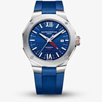 Baume & Mercier Riviera GMT Blue Rubber Strap Watch BM0A10659