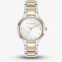 Olivia Burton Classic Lea Two Tone Crystal White Dial Watch 24000211