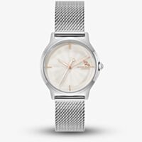 Olivia Burton Ladies Classic Bee Silver Mesh Bracelet Watch 24000340