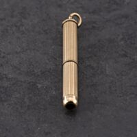 Pre-Owned Vintage 9ct Yellow Gold Retractable Toothpick Loose Pendant 41271038