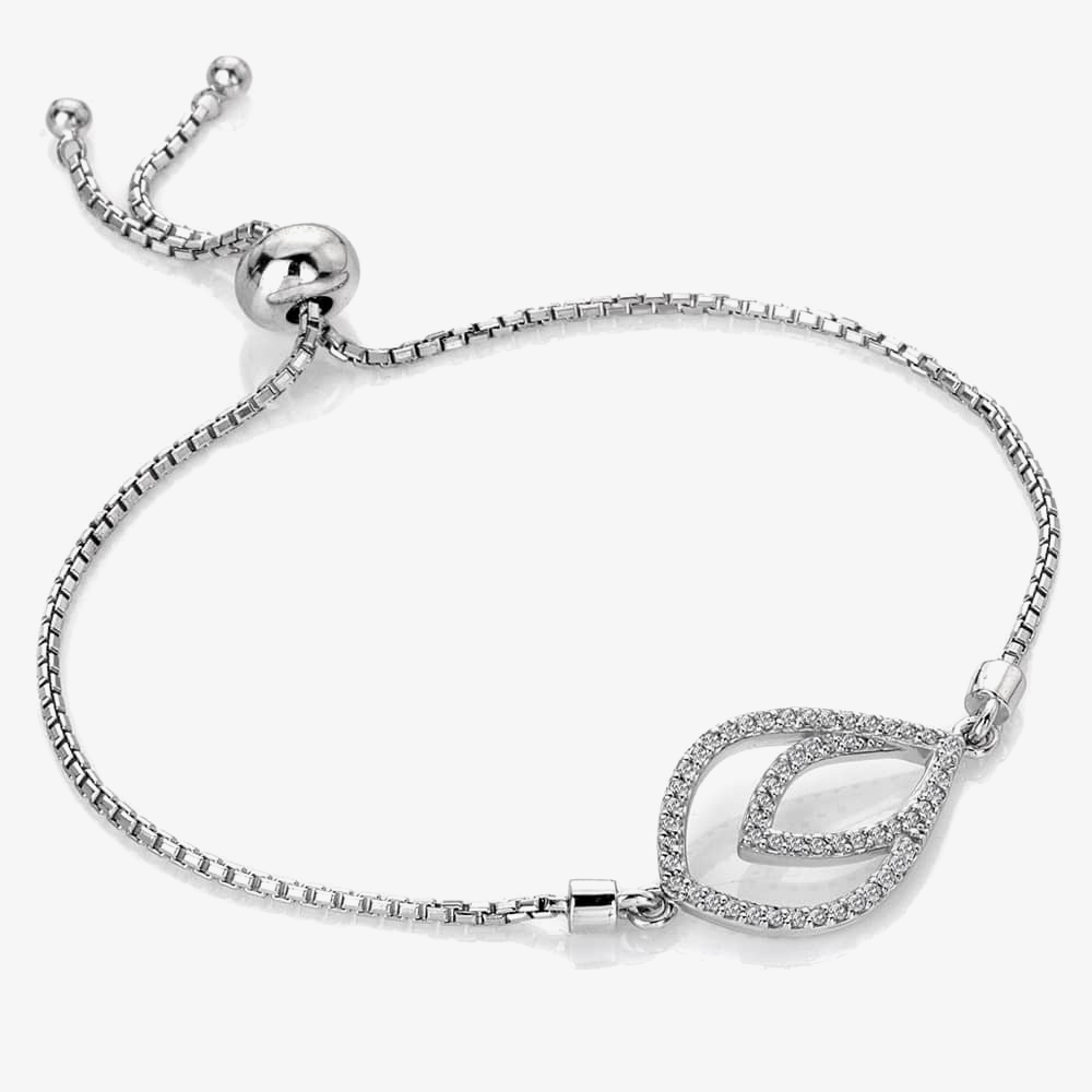 Hot Diamonds Harmony White Topaz Bracelet DL592