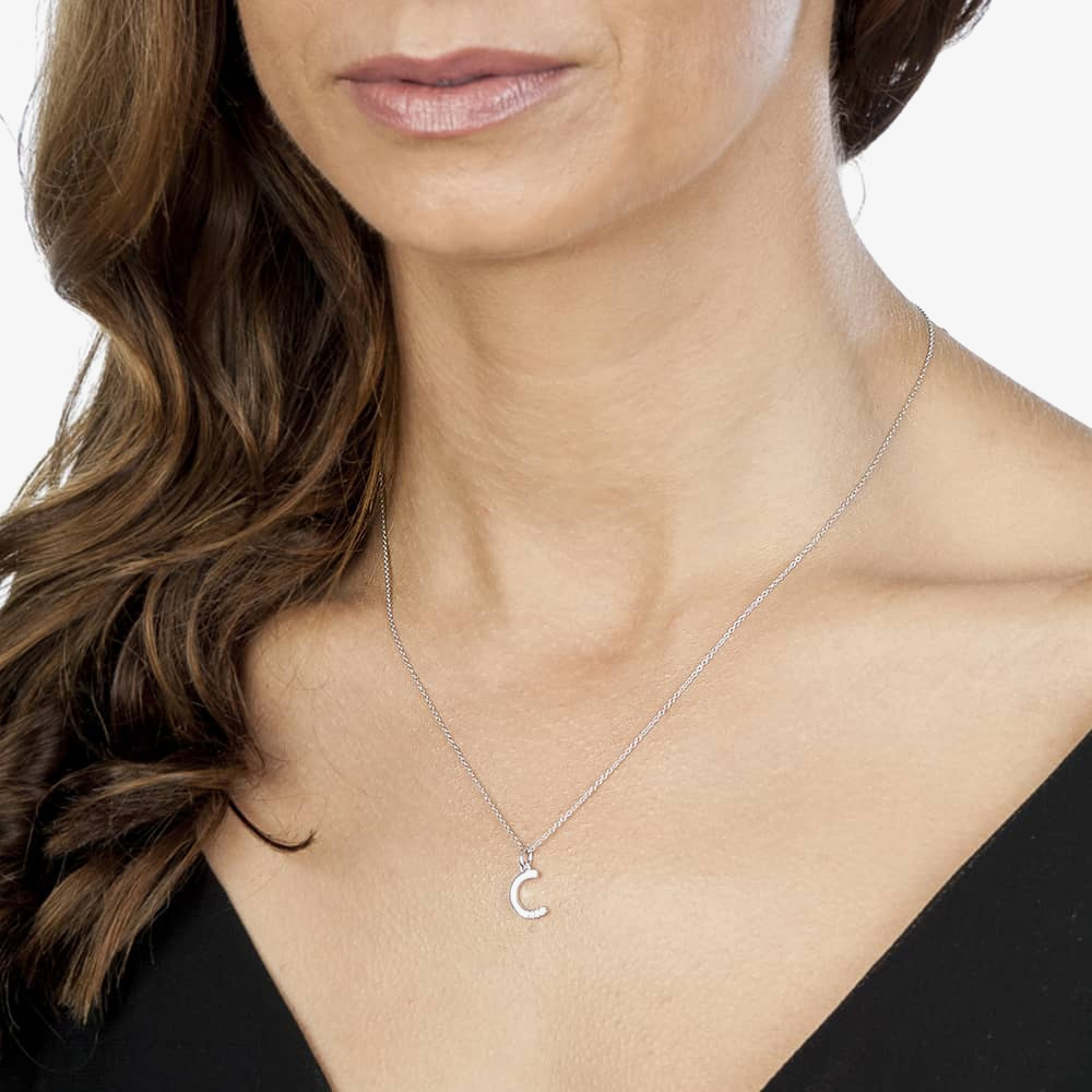 Hot Diamonds 'C' Micro Pendant DP403