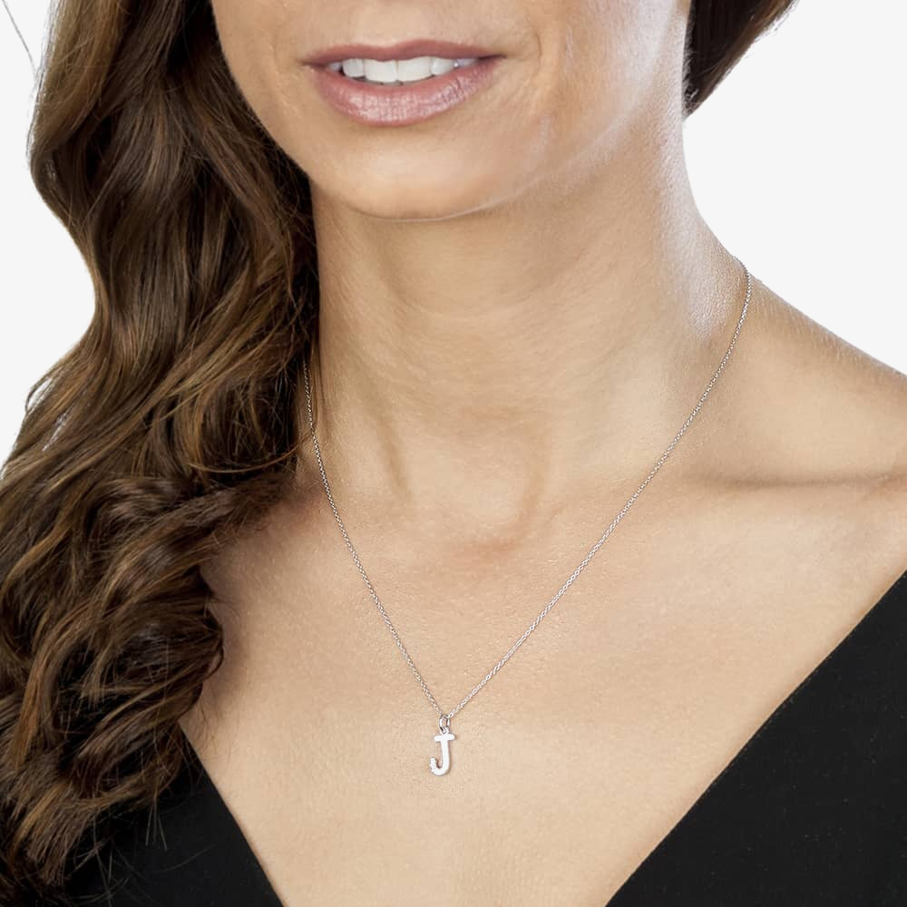 Hot Diamonds 'J' Micro Pendant DP410