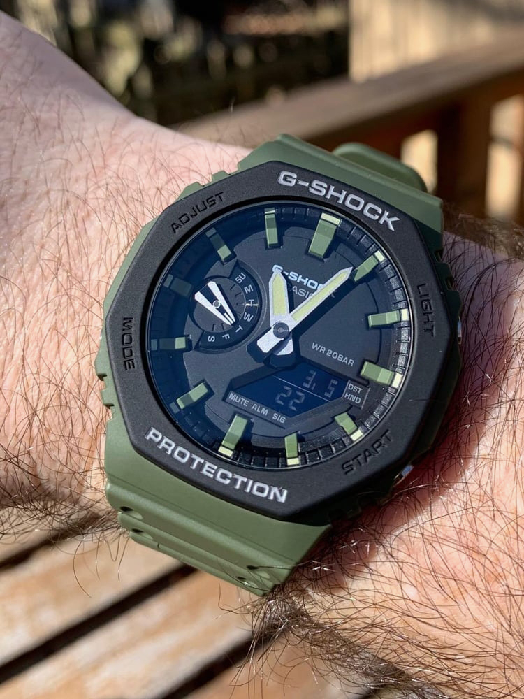 Casio G-Shock Layered Bezel Watch GA-2110SU-3AER