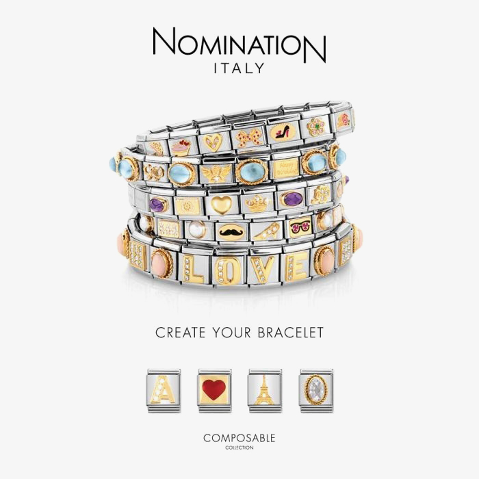 Nomination CLASSIC Rainbow Butterfly Charm 030272/55