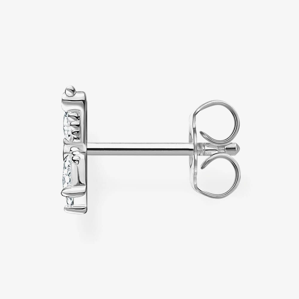 THOMAS SABO Sterling Silver Cubic Zirconia Butterfly Single Stud Earring H2195-051-14
