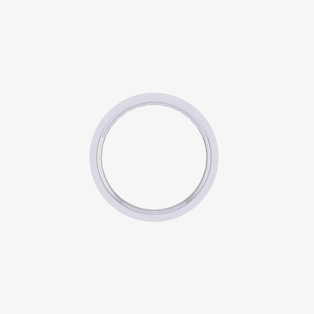 Platinum 0.75ct Carre-Cut Diamond Half-Eternity Ring (M) HETRC1301