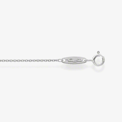 THOMAS SABO Silver 42cm Adjustable Mini Belcher Chain KE1105-001-12-L42V