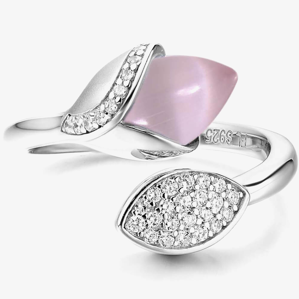 Fei Liu Magnolia Leaf Open Ring MAG-925R-001-CEPK
