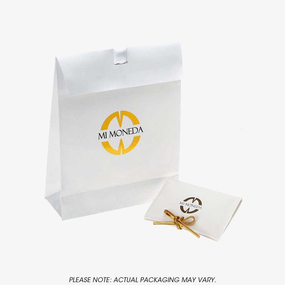 Mi Moneda 'Cambrio' Gold Plated Orange Leather Bracelet BRA-CAM-04-43