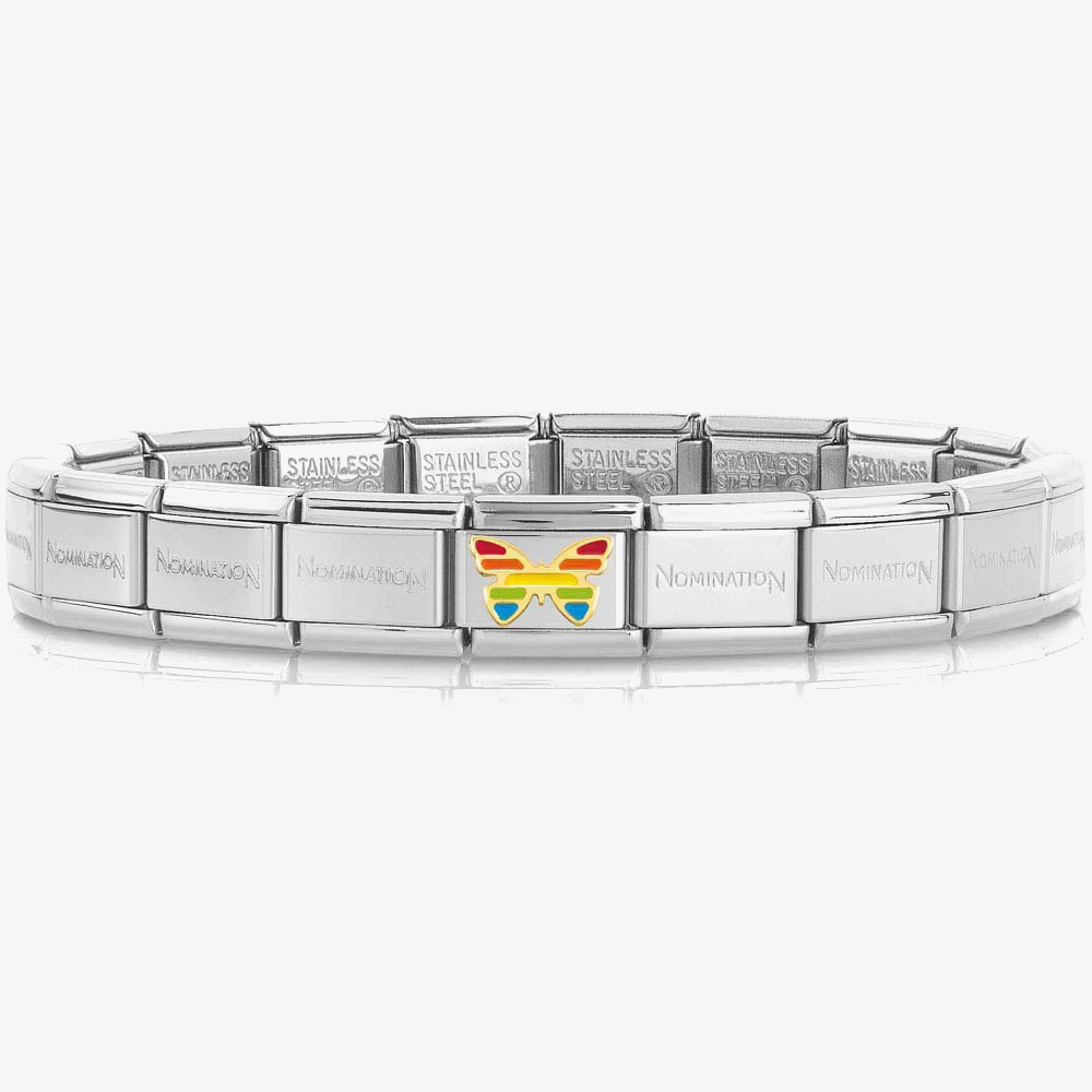 Nomination CLASSIC Rainbow Butterfly Charm 030272/55
