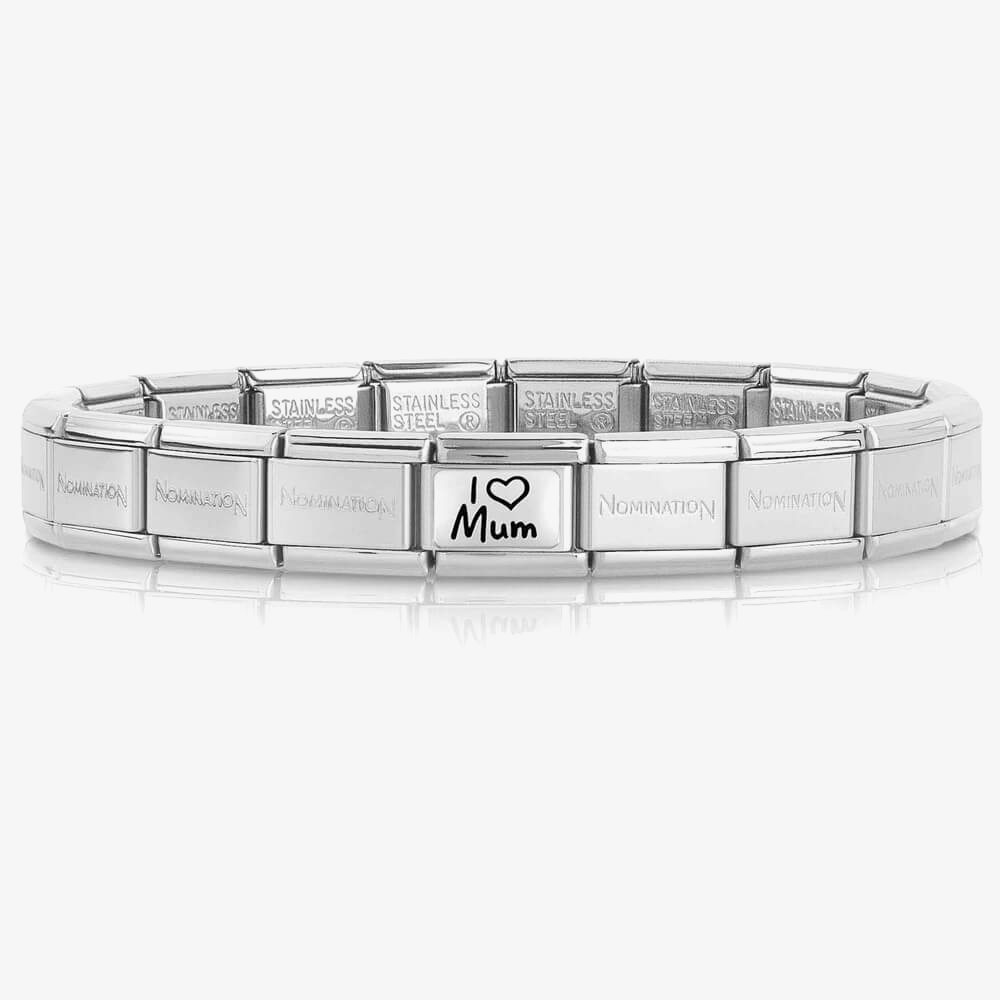 Nomination CLASSIC Composable Limited Edition Silver I Heart Mum Charm 330111/01