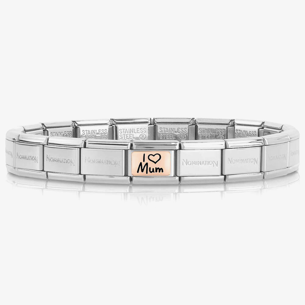 Nomination CLASSIC Composable Limited Edition Rose Gold I Heart Mum Charm 430111/01