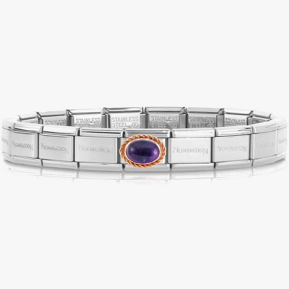 Nomination CLASSIC Amethyst Charm 430507/35