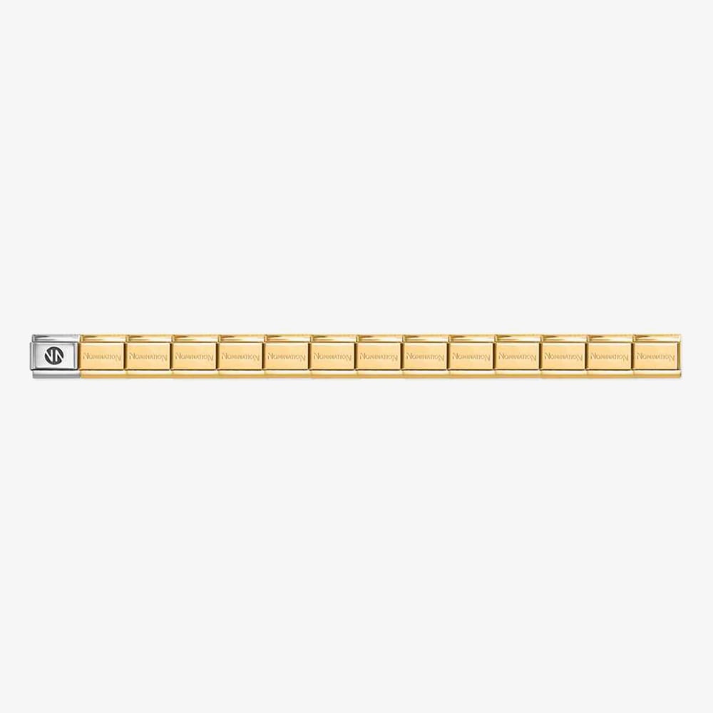 Nomination CLASSIC Stainless Steel Gold Base Bracelet 530301 SI 008