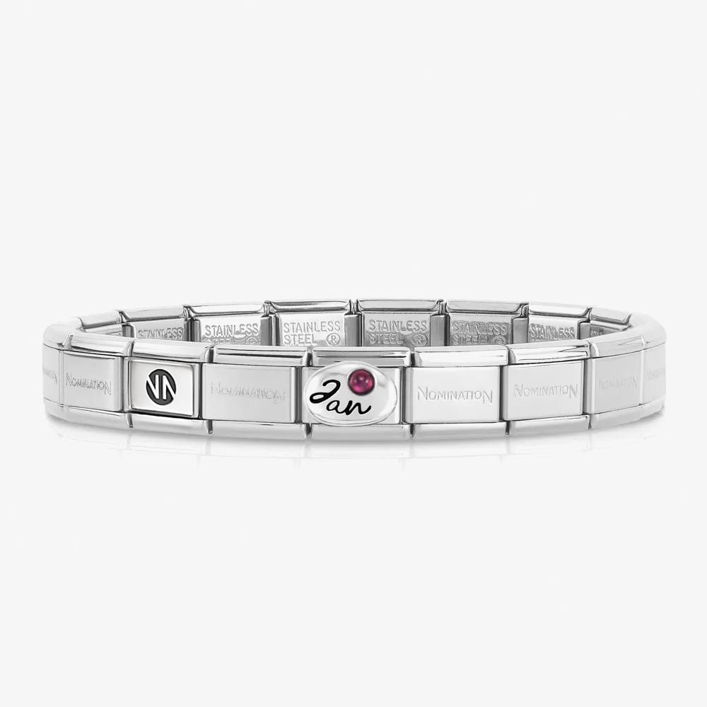 Nomination CLASSIC Composable January Birthstone Bracelet 030000 &amp; 330505 01