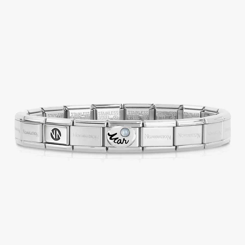 Nomination CLASSIC Composable March Birthstone Bracelet 030000 &amp; 330505 03
