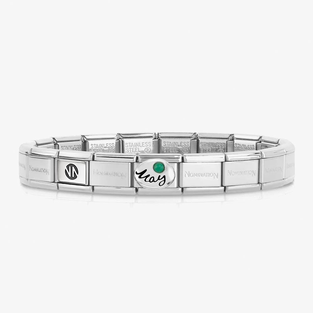 Nomination CLASSIC Composable May Birthstone Bracelet 030000 &amp; 330505 05