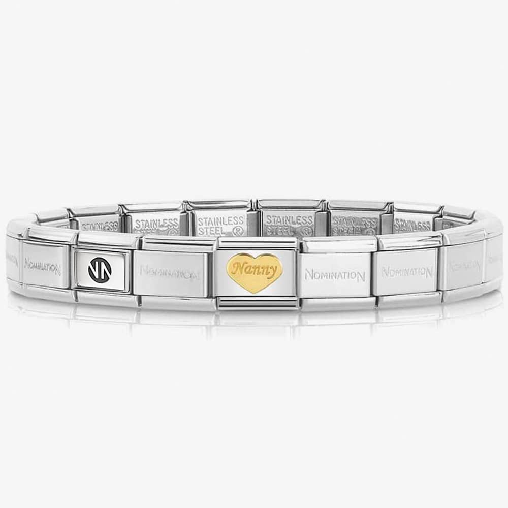 Nomination Gold Nanny Heart Charm