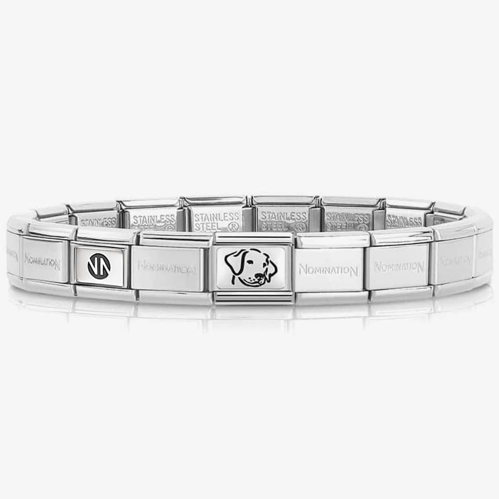 Nomination Silver Dog Charm