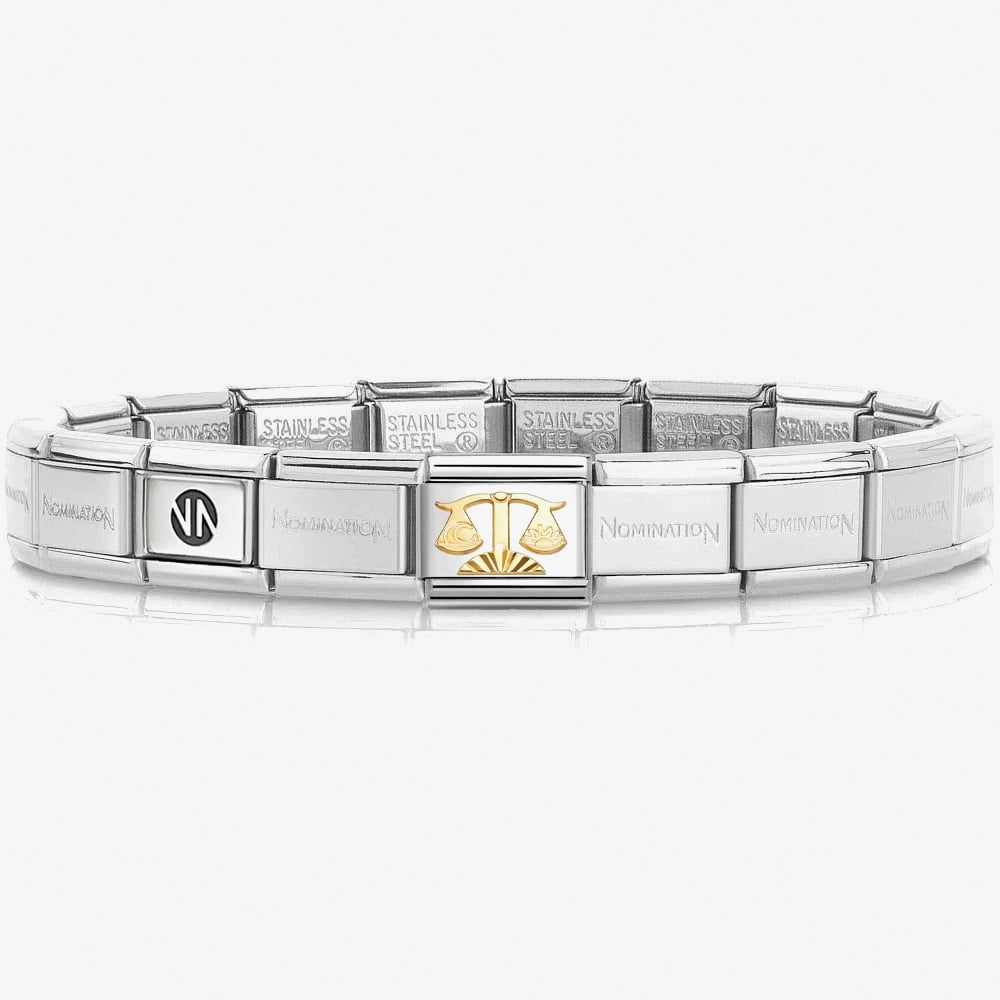 Nomination CLASSIC Silver Libra Charm Bracelet 530300 SI &amp; 030167/07