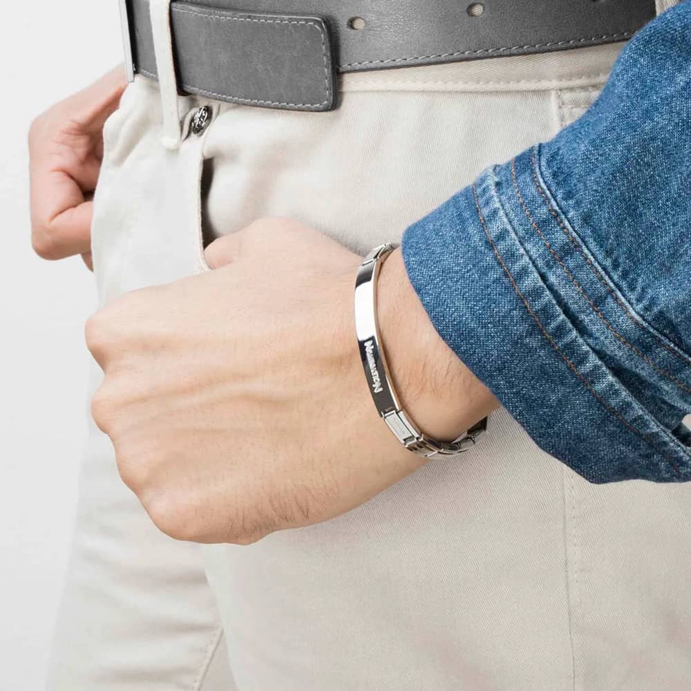 Nomination Trendsetter Mens Smooth Bracelet 021106/004