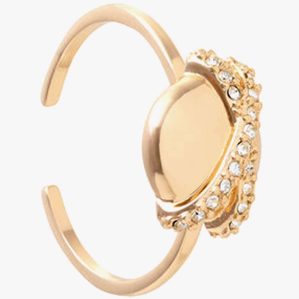 Olivia Burton Celestial Gold Tone Planet Adjustable Ring OBJ16CLR22