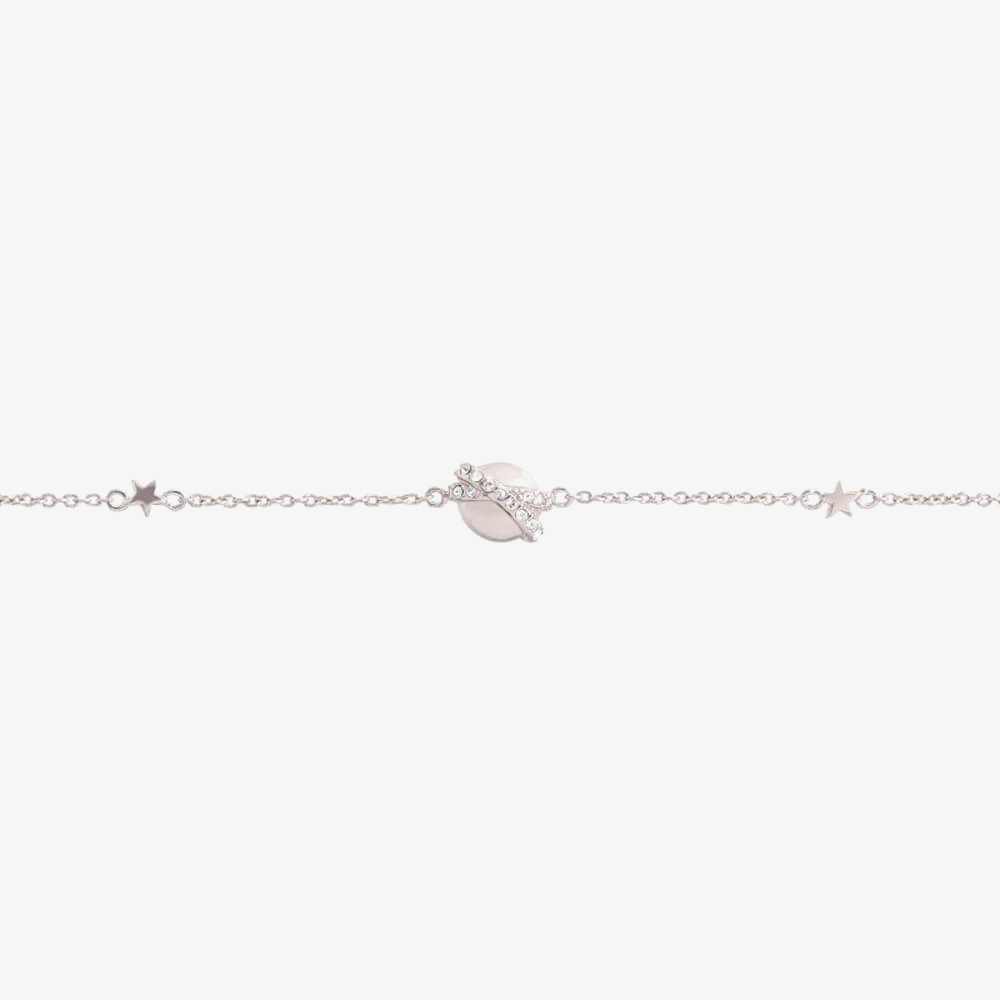 Olivia Burton Classics Silver Tone Planet Bracelet OBJCLB38