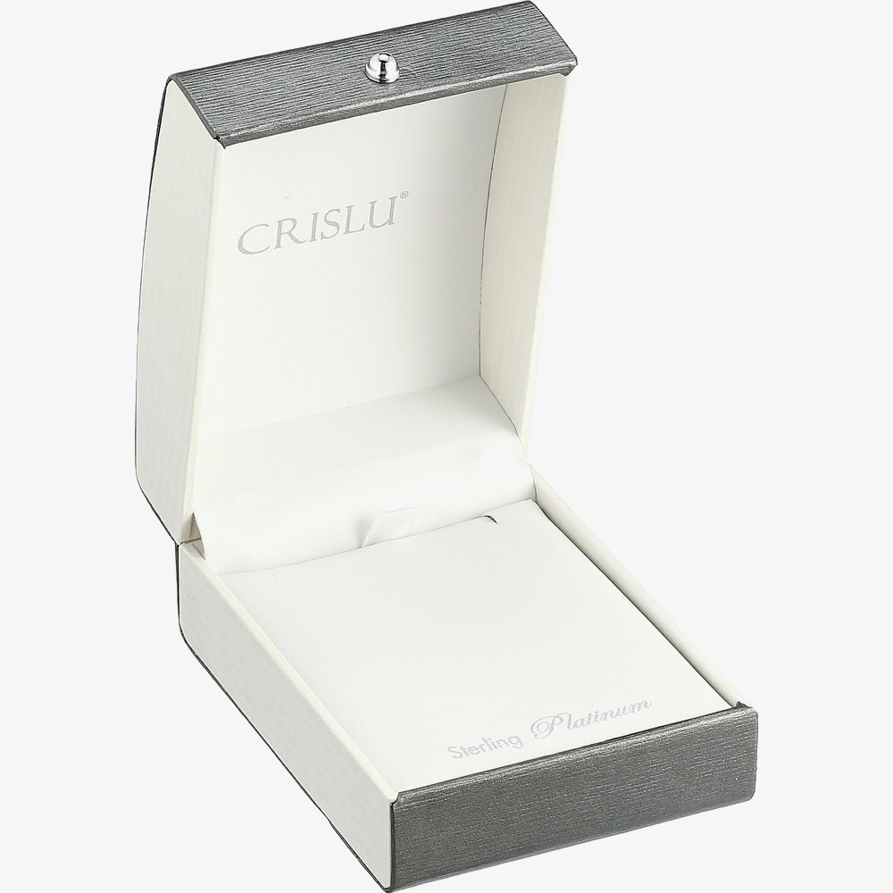 Crislu Ladies White Rhapsody Necklace 9010165N16CZ 