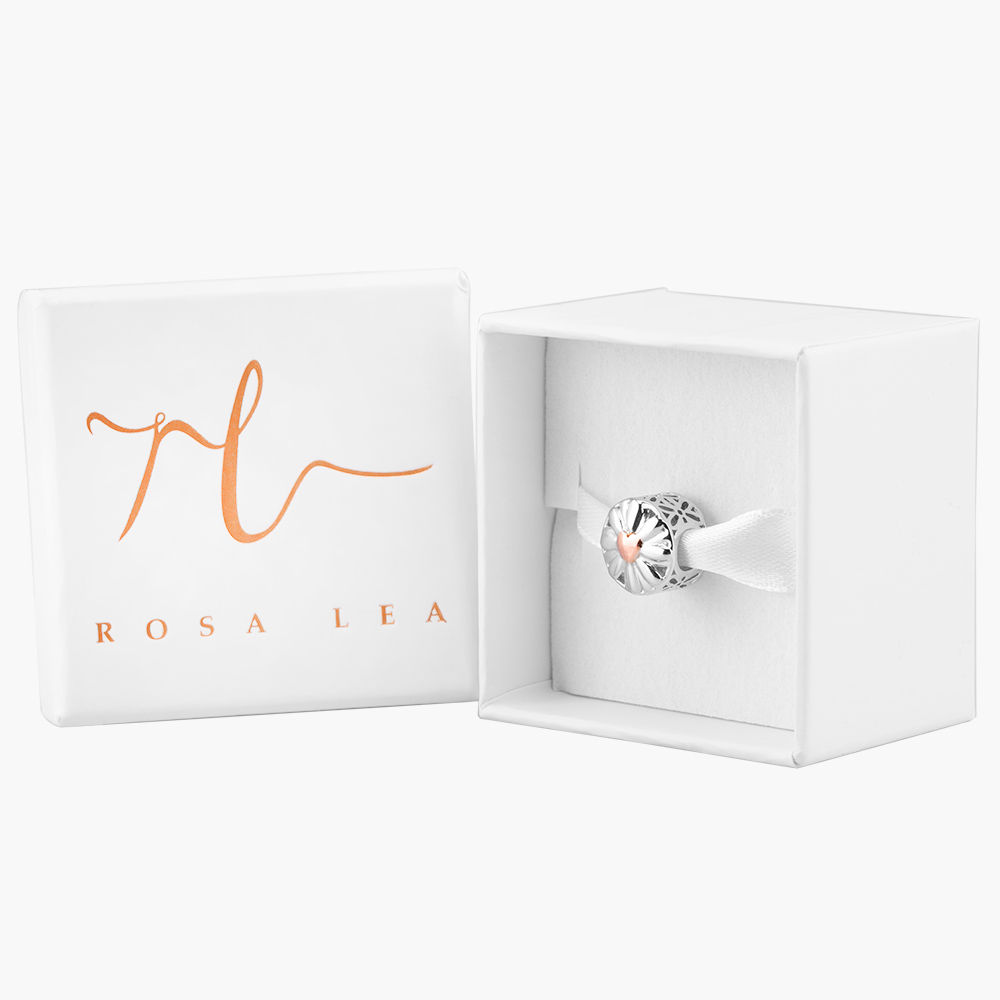 Rosa Lea 2 Square Dangle Charm AM-THB032204
