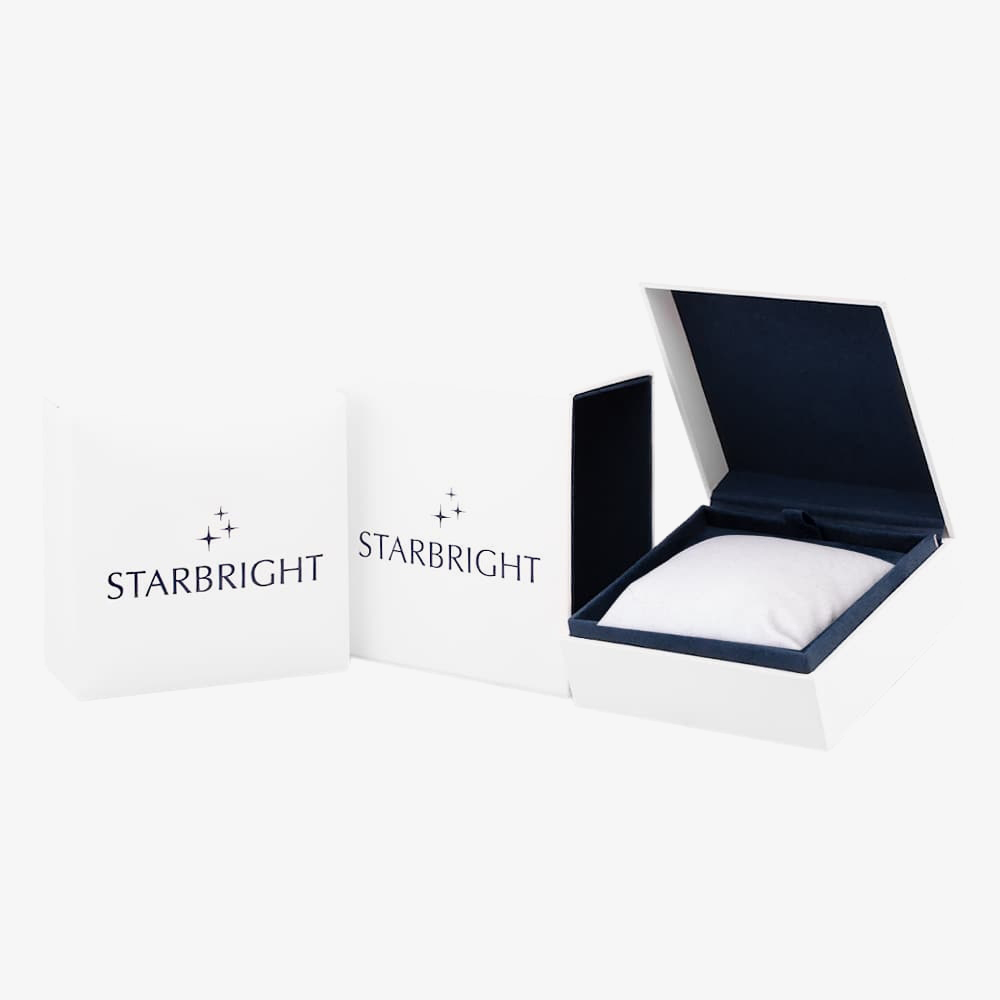 Starbright Silver 2.5mm Round Cubic Zirconia 7.5 Inch Tennis Bracelet B412(2.5M) 7.5~ 3A