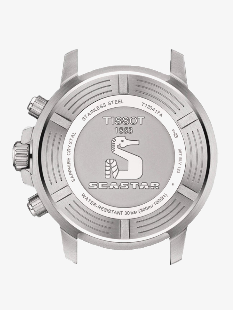 Tissot Mens Seastar 1000 Chronograph Bracelet Watch T120.417.11.091.01