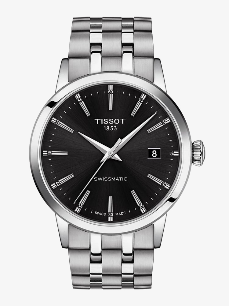 Product photograph of Tissot Mens T-classic Dream Swissmatic Automatic Bracelet Watch T129 407 11 051 00 from The Jewel Hut