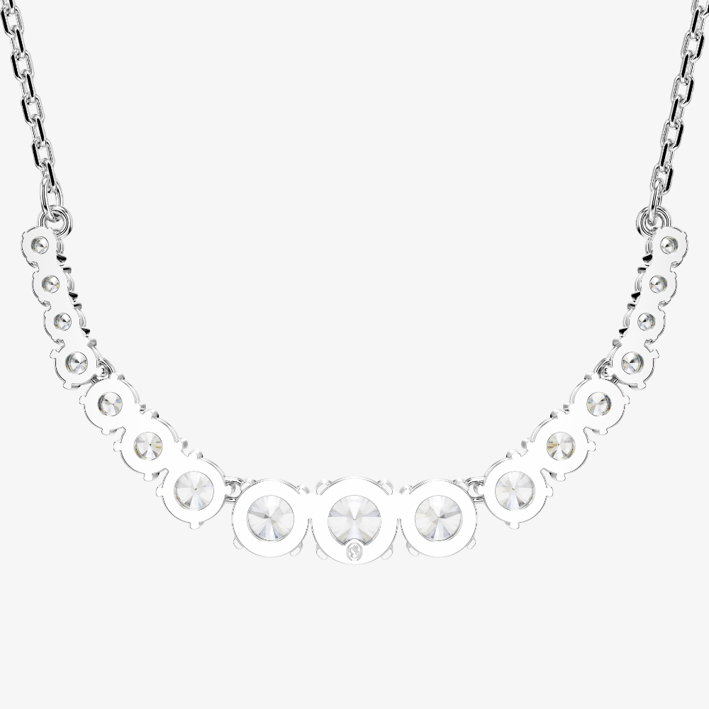 Swarovski Matrix White Crystal Mix Necklace 5705396