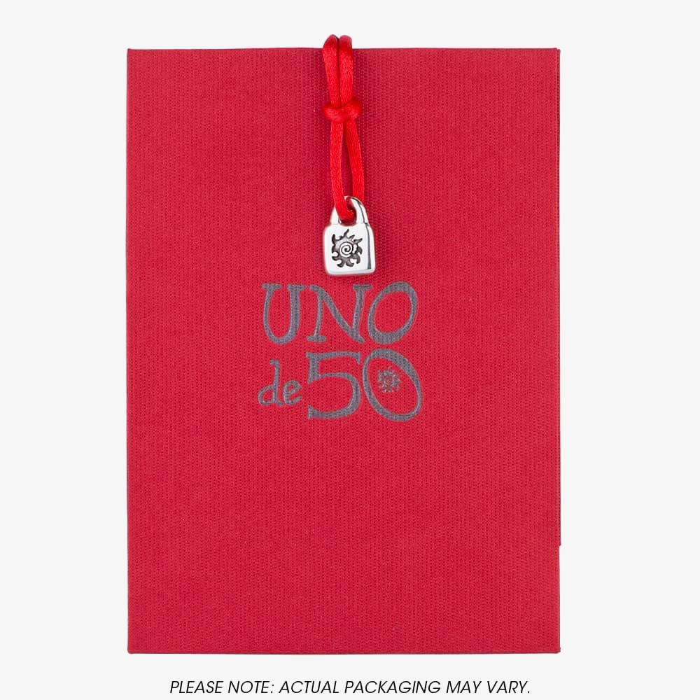 UNOde50 The Forbidden Fruit Black Pearl Drop Earrings PEN0296VDGMTL0U