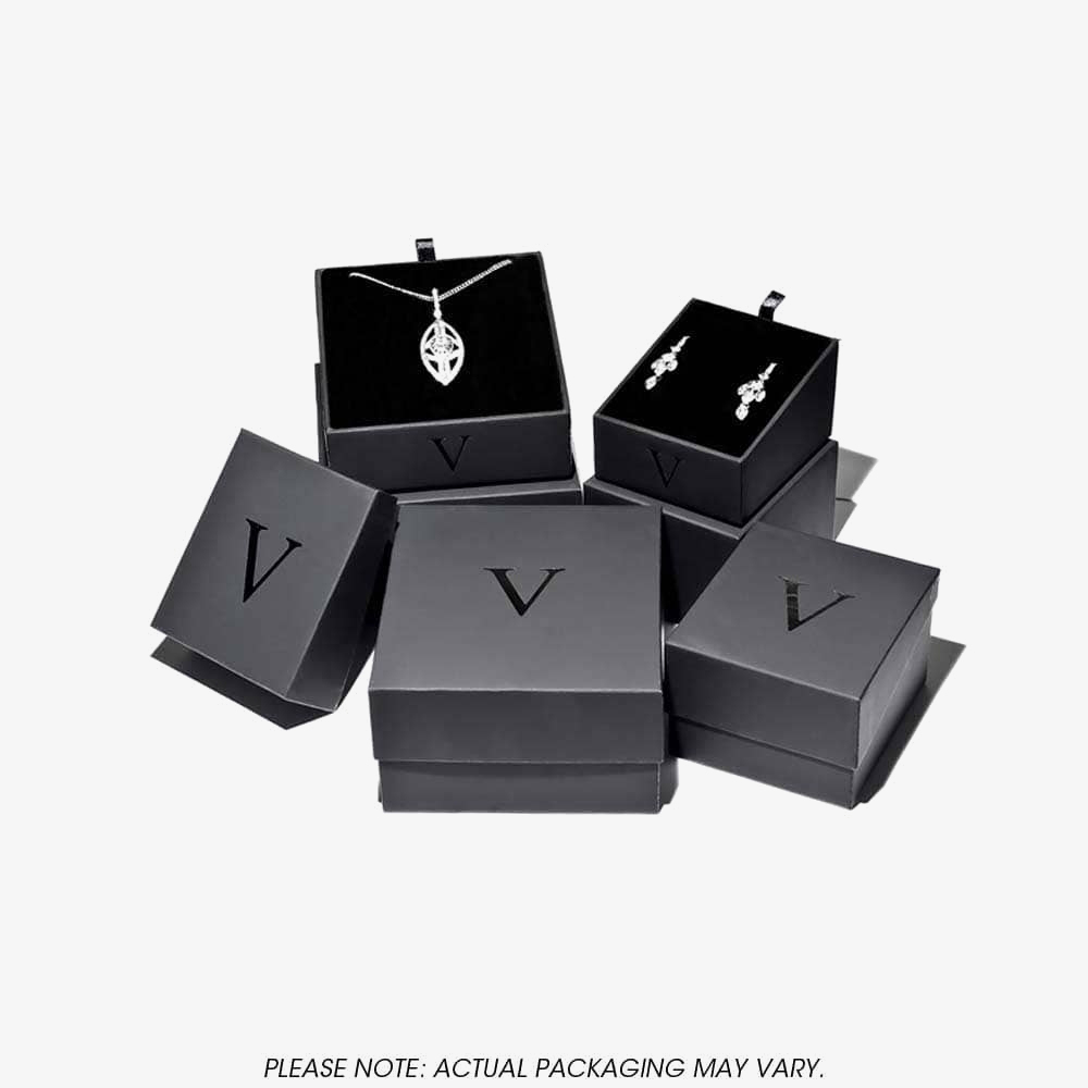V Jewellery Chanin Black Enamel Necklace 3125