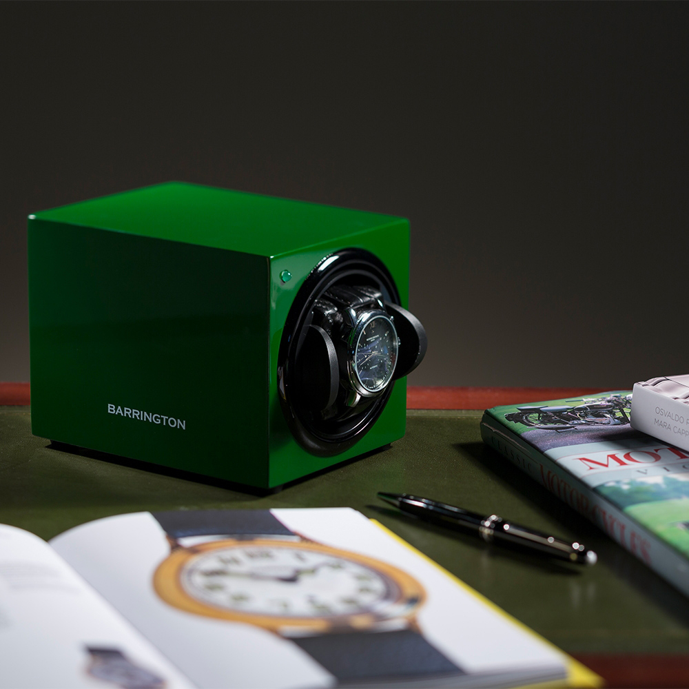 Barrington Mens Green Watch Winder WW-GREEN