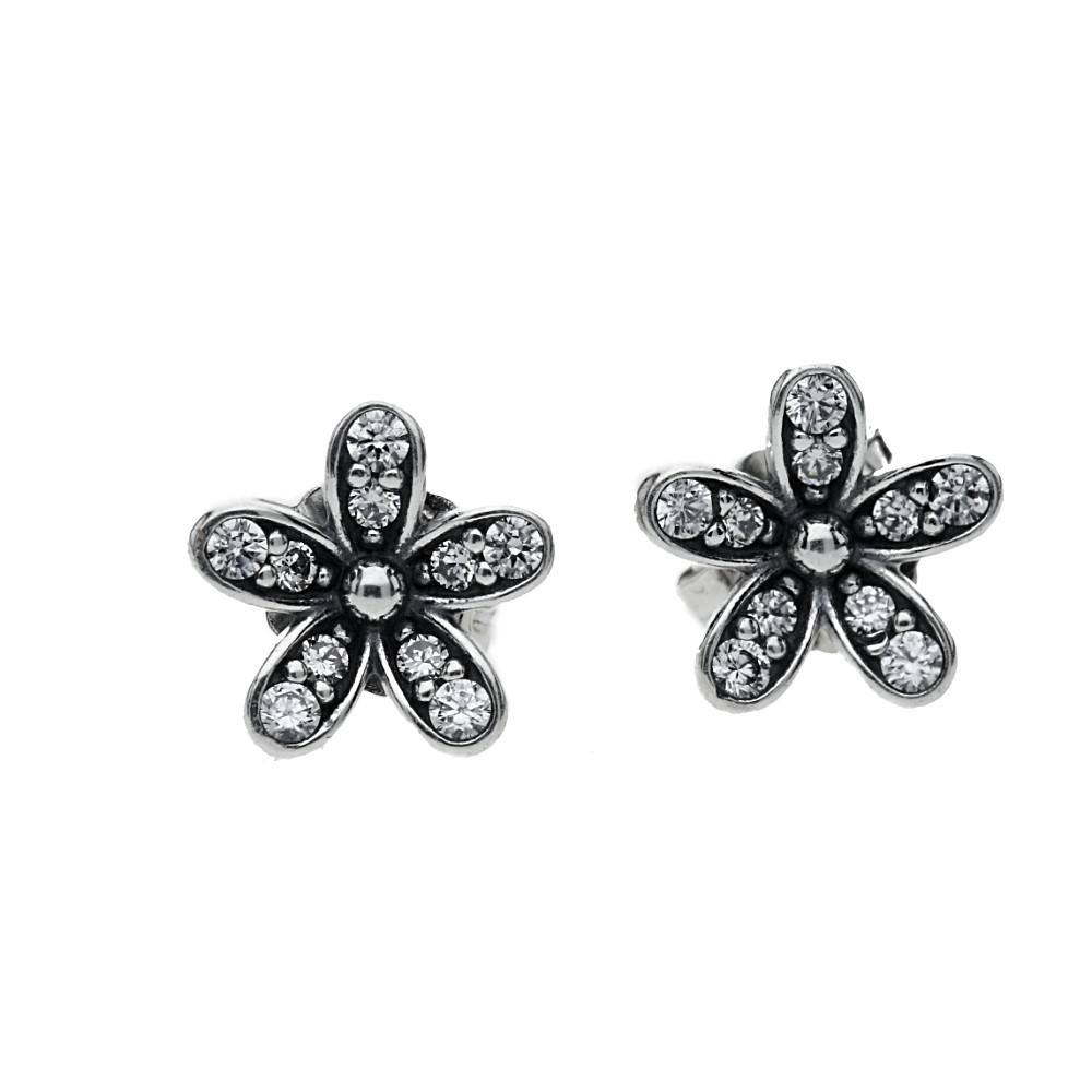 Pandora Dazzling Daisies Stud Earrings 290570CZ - thejewelhut.co.uk