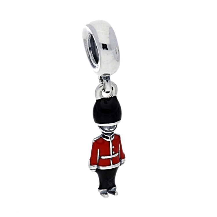 Pandora Toy Soldier Dangle Charm 791513ENMX thejewelhut.co.uk