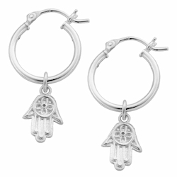 ChloBo Hamsa Hand Earrings Wedding Jewellery for Luck