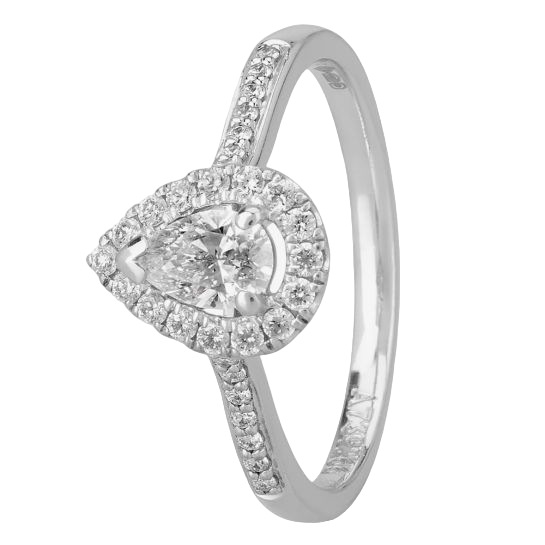 Pear Shaped Cluster Ring Gift Guide for Christmas