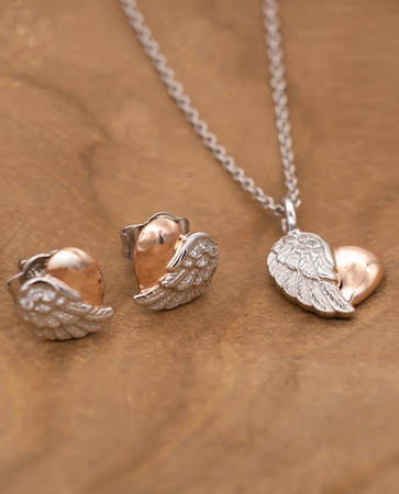 Angel Whisperer Heart Wings