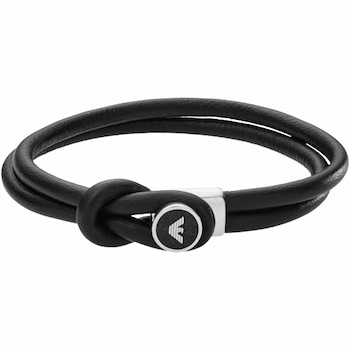 Emporio Armani Leather Bracelet Valentines Gift Ideas for Him
