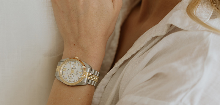 Jacques du Manoir Two tone watches
